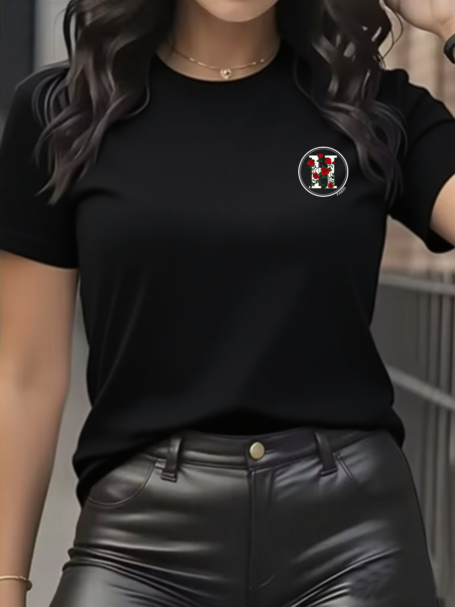 Women's T-Shirt Leisure Fashio - Streetwear Brand Y2K ulasan dan harga