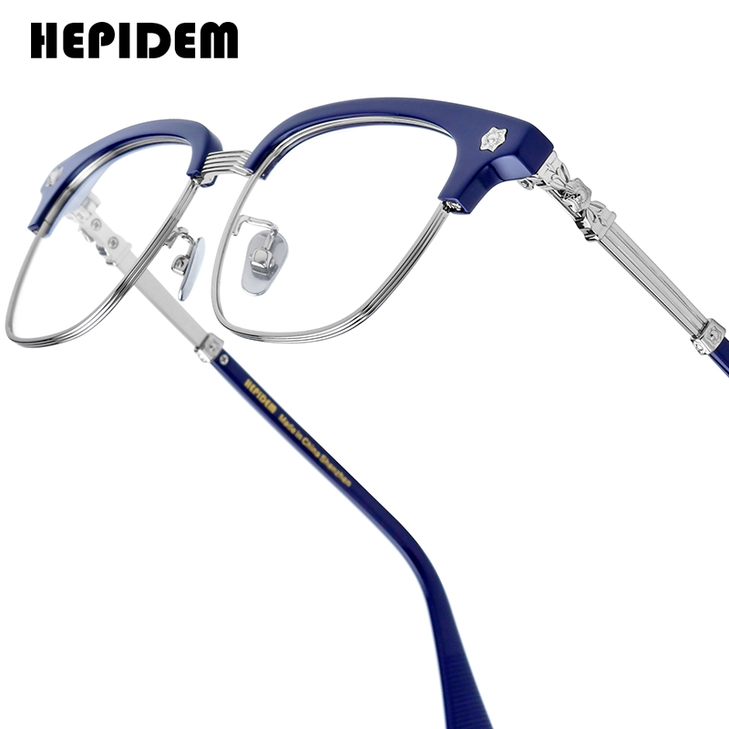 FONEX HEPIDEM Acetate Eyeglass - Chrome Hearts Ring ulasan dan harga