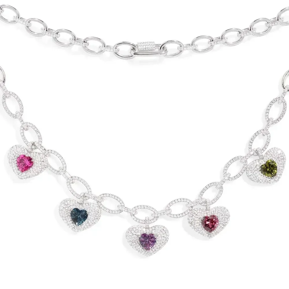 CY 2025 New Colorful Love Adju - Chrome Hearts Ring ulasan dan harga