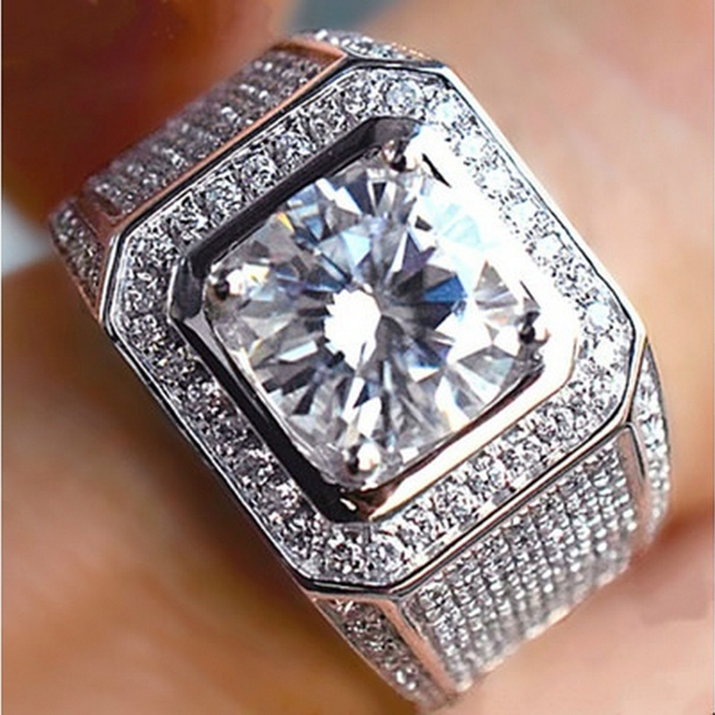 Luxury 925 Sterling Silver Rin - Chrome Hearts Ring ulasan dan harga