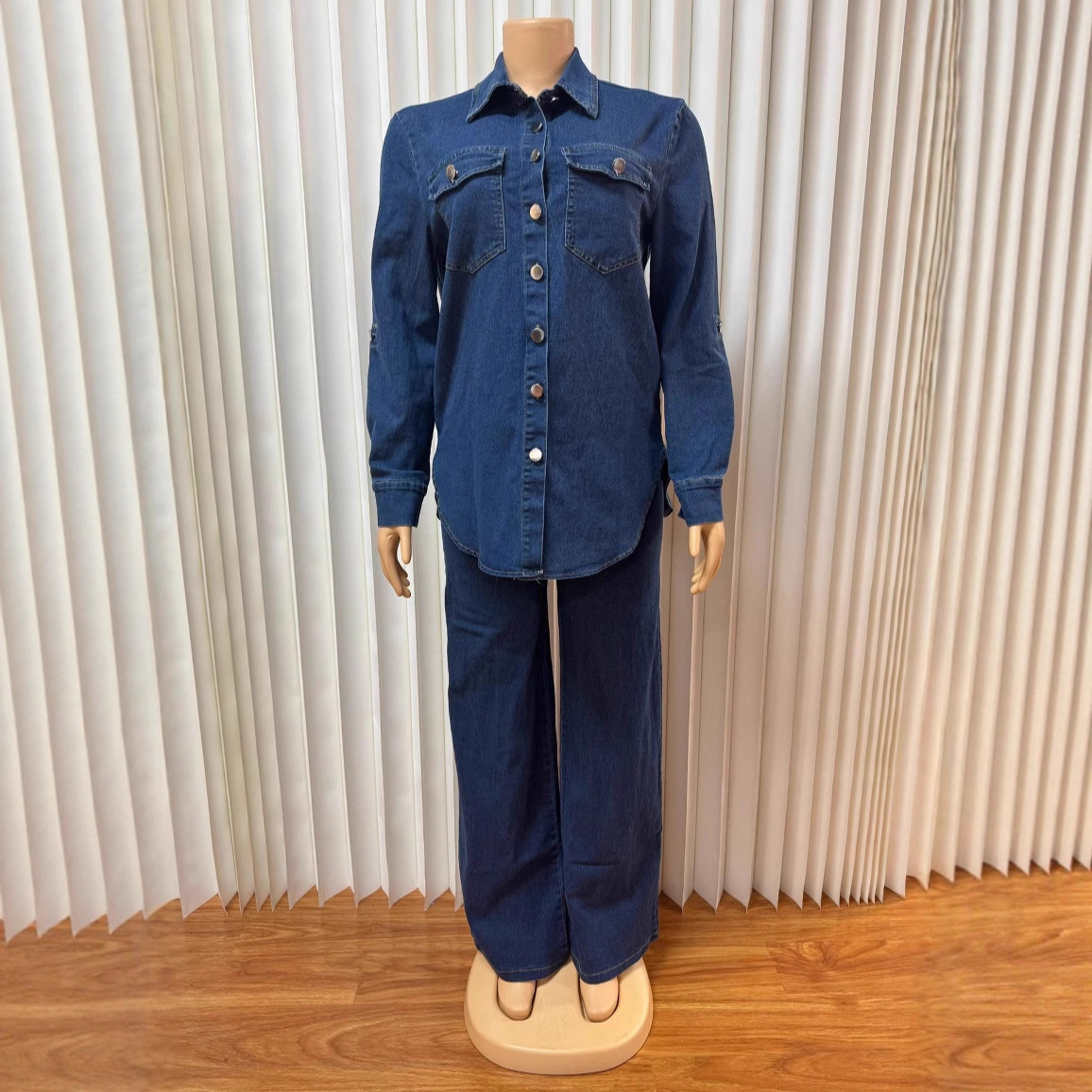 Jeans 2 Piece Sets Women Denim - Streetwear Brand Pants ulasan dan harga