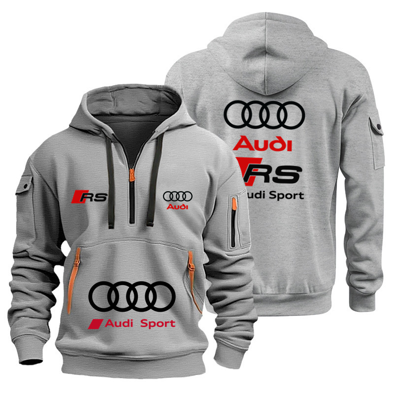 Audi Brand Unisex Motorcycle R - Streetwear Brand Hoodies ulasan dan harga