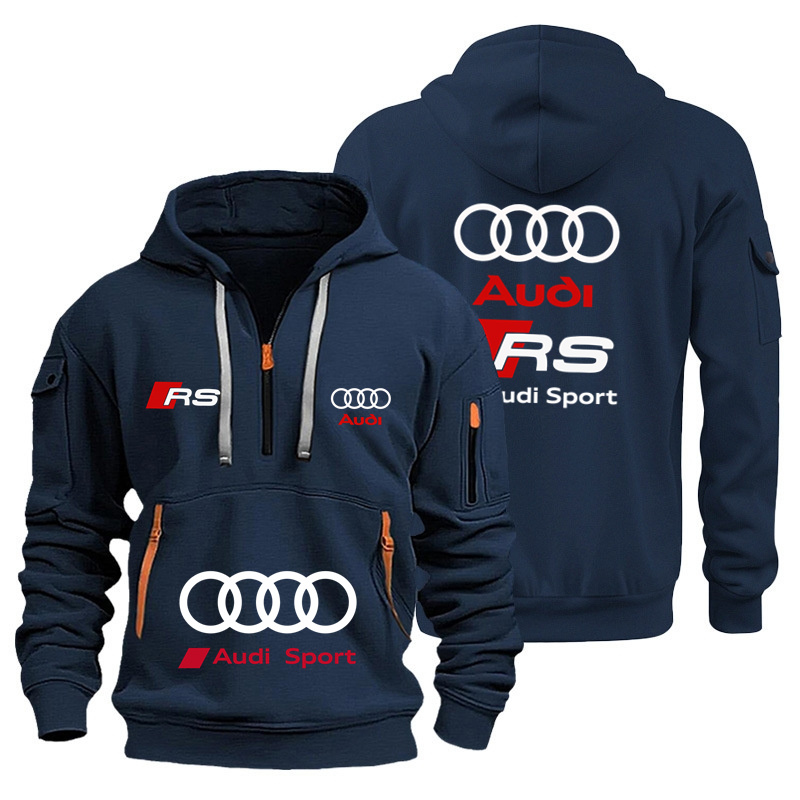 Audi Brand Unisex Motorcycle R - Streetwear Brand Hoodies ulasan dan harga