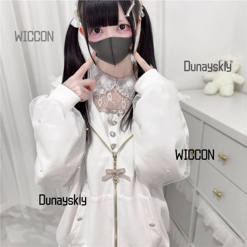 Jirai Kei Japanese Bunny Hoodi - Streetwear Brand Y2K ulasan dan harga