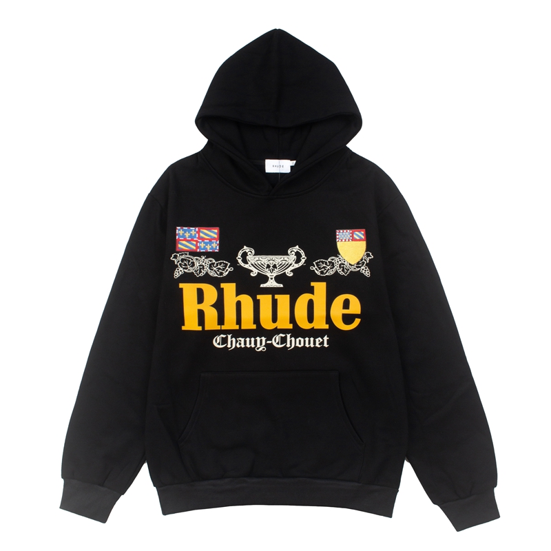 Streetwear Brand RHUDE Badge L - Streetwear Brand Hoodies ulasan dan harga