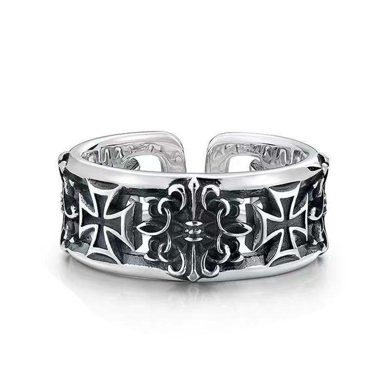 New retro cross hip-hop punk s - Chrome Hearts Ring ulasan dan harga