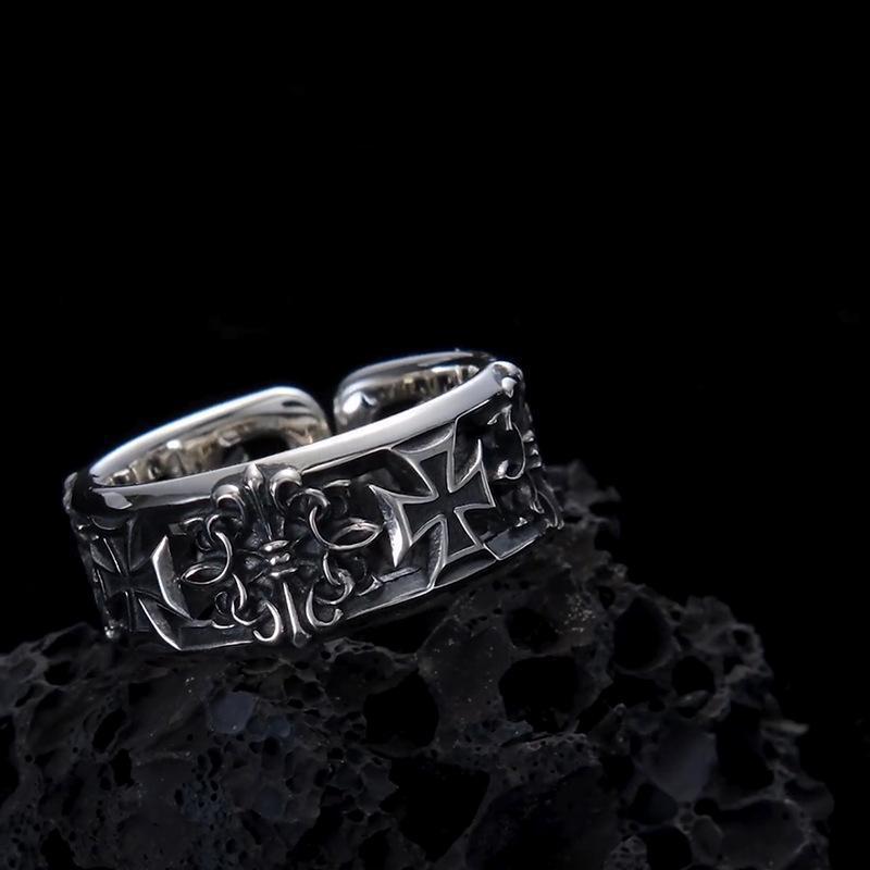 New retro cross hip-hop punk s - Chrome Hearts Ring ulasan dan harga