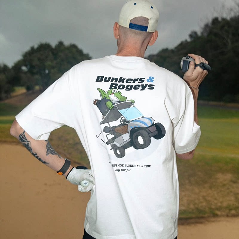 Cartoon Alligator Golf Cart Ba - Streetwear Brand Golf ulasan dan harga