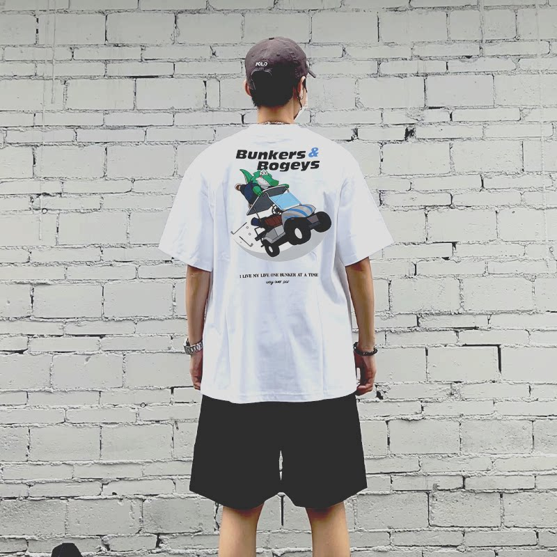 Cartoon Alligator Golf Cart Ba - Streetwear Brand Golf ulasan dan harga
