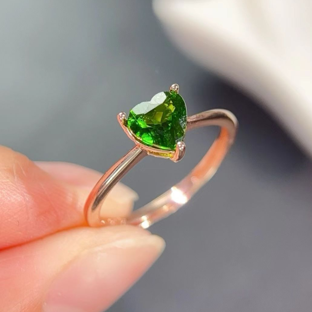 925 Silver Gemstone Ring 6mm 0 - Chrome Hearts Ring ulasan dan harga