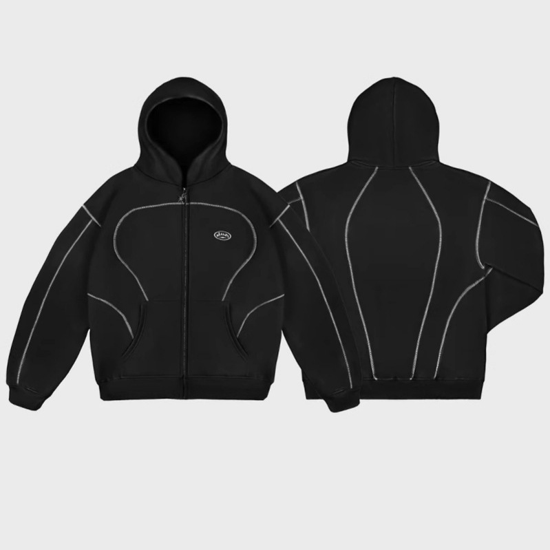 Loose Zipper Hoodie Streetwear - Streetwear Brand Hoodies ulasan dan harga