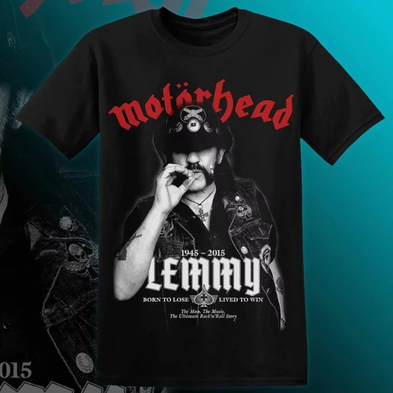 MOTÖRHEAD LEMMY T-Shirt Men Wo - Streetwear Brand Y2K ulasan dan harga