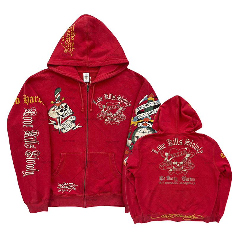American Gothic Ro Skull Bones - Streetwear Brand Hoodies ulasan dan harga