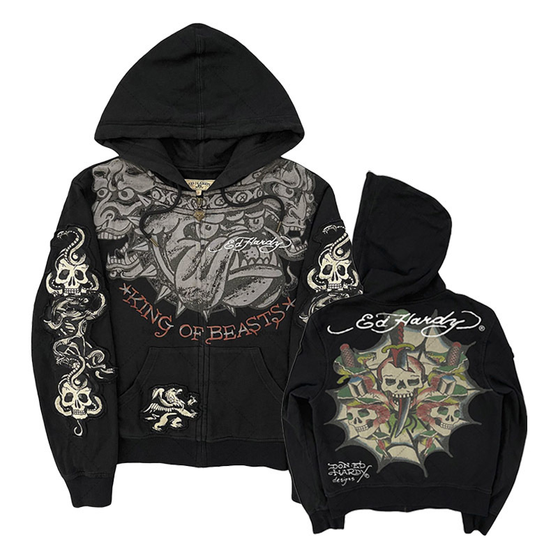 American Gothic Ro Skull Bones - Streetwear Brand Hoodies ulasan dan harga