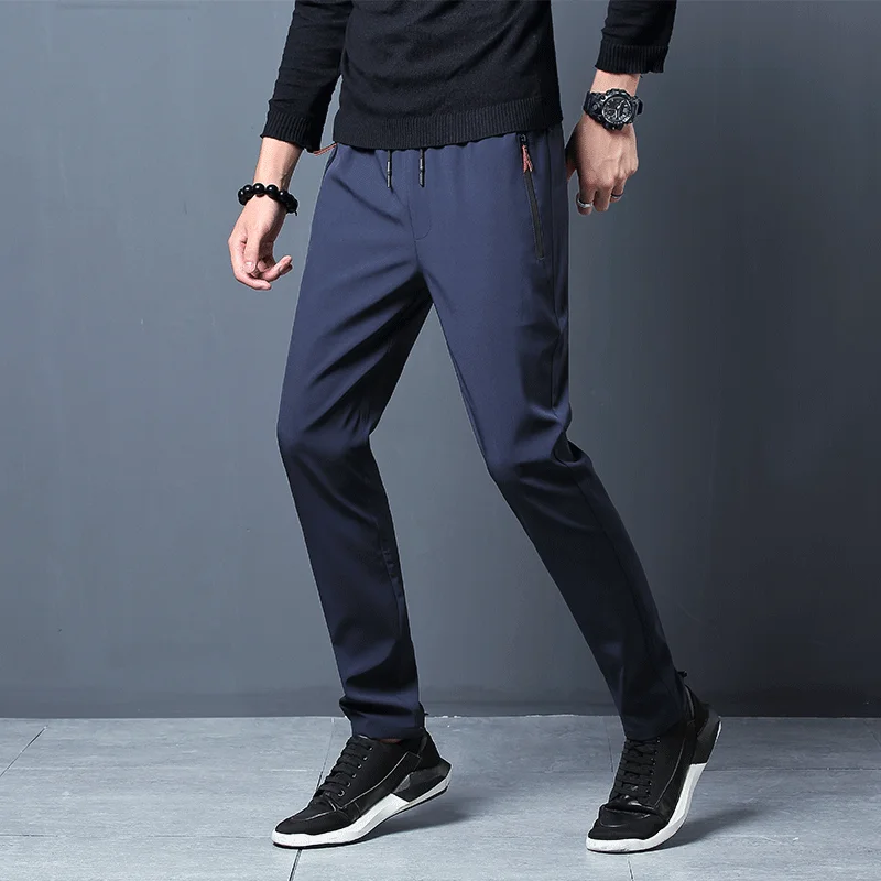 Men's Casual Pants Straight Sl - Streetwear Brand Pants ulasan dan harga