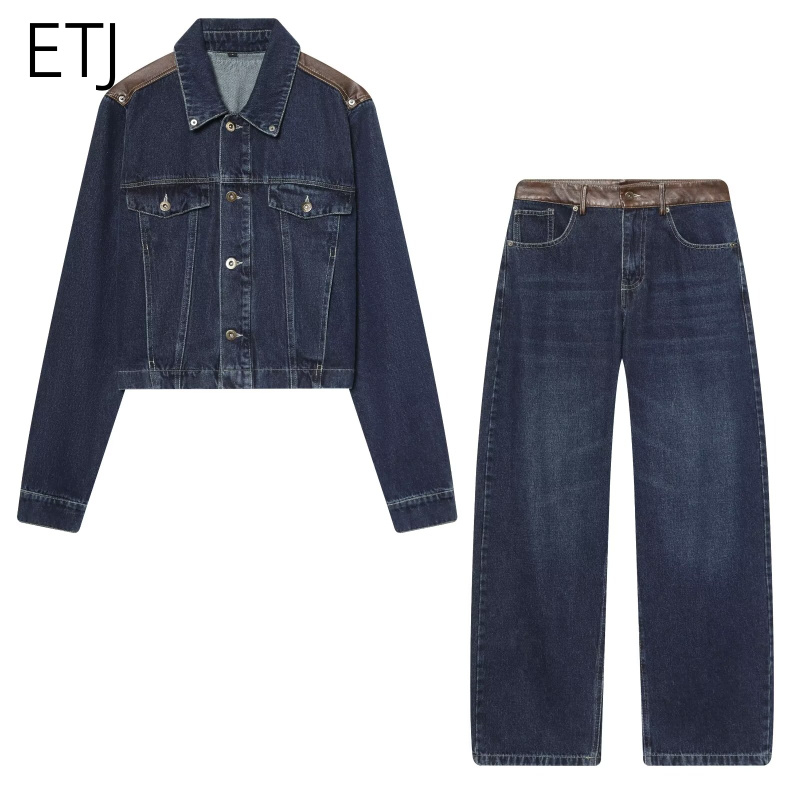 ETJ Women's Denim Jacket & Jea - Streetwear Brand Pants ulasan dan harga