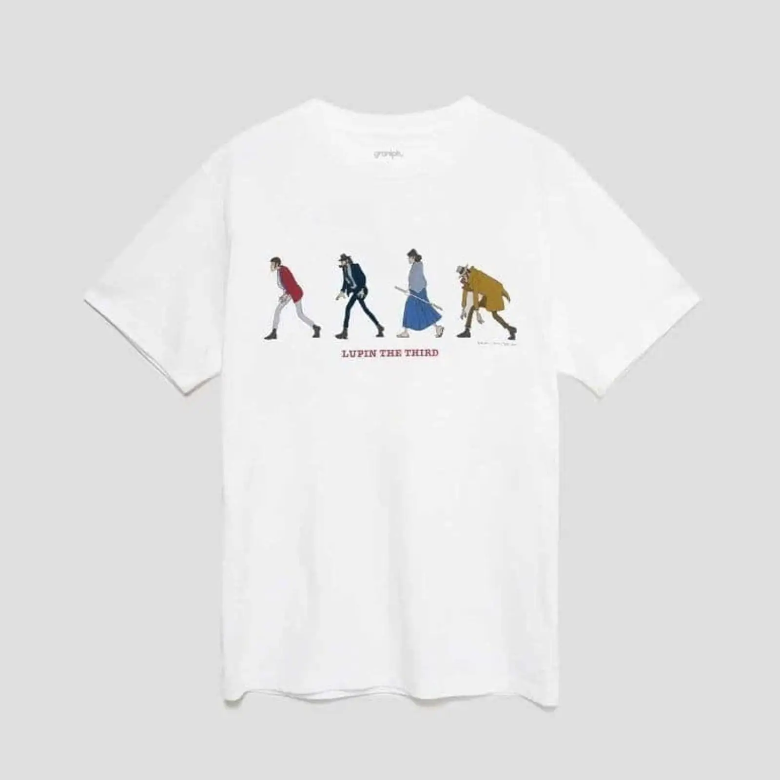 Graniph Lupin III T Shirt Größ - Streetwear Brand Designer ulasan dan harga
