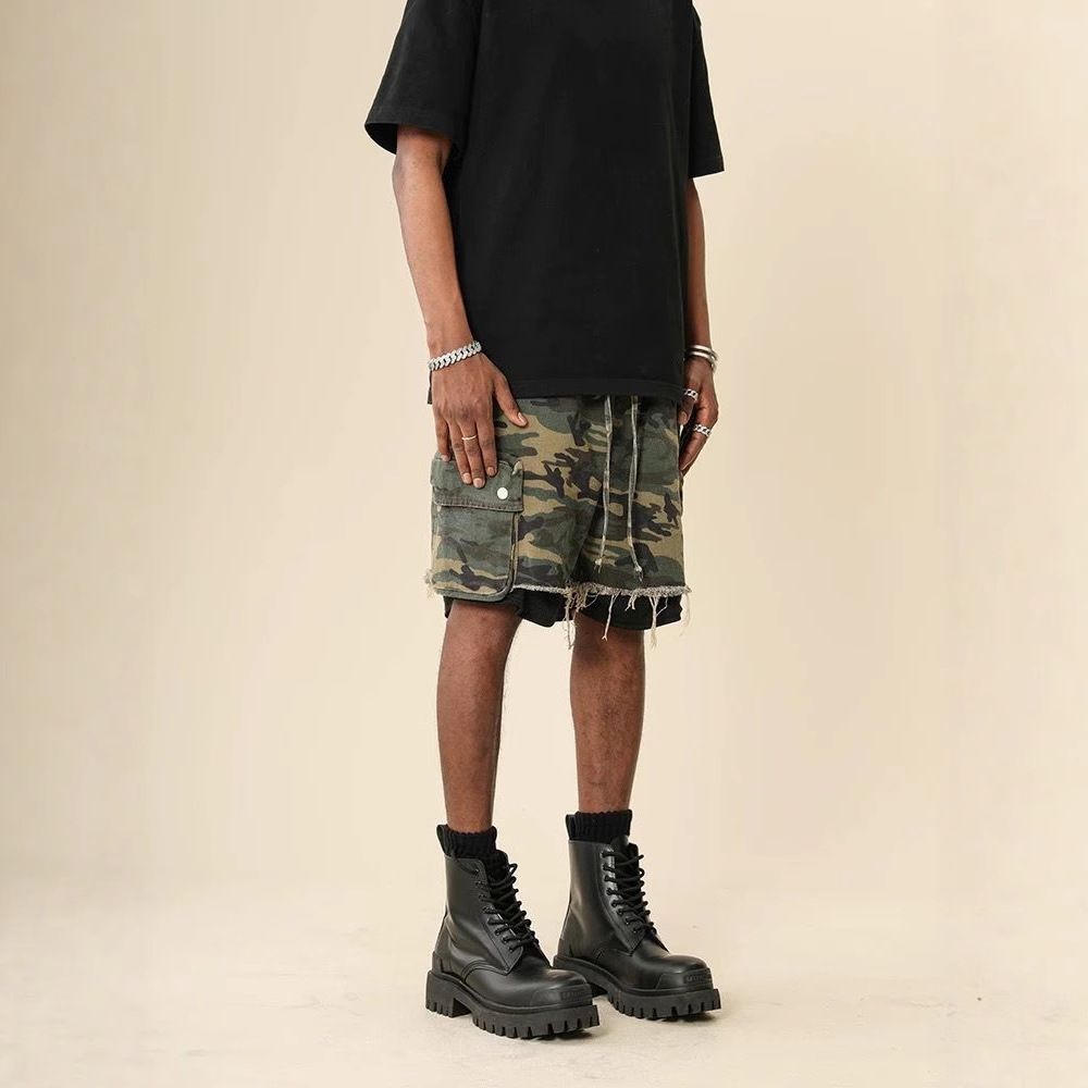 American Streetwear Raw-edge W - Streetwear Brand Pants ulasan dan harga