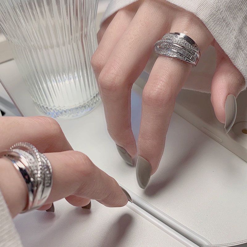 2025 New Silver Color Rhinesto - Chrome Hearts Ring ulasan dan harga