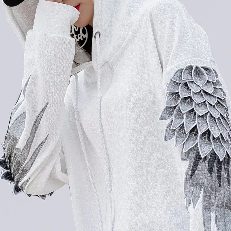 Sweatshirt for Men Hooded Embr - Streetwear Brand Hoodies ulasan dan harga