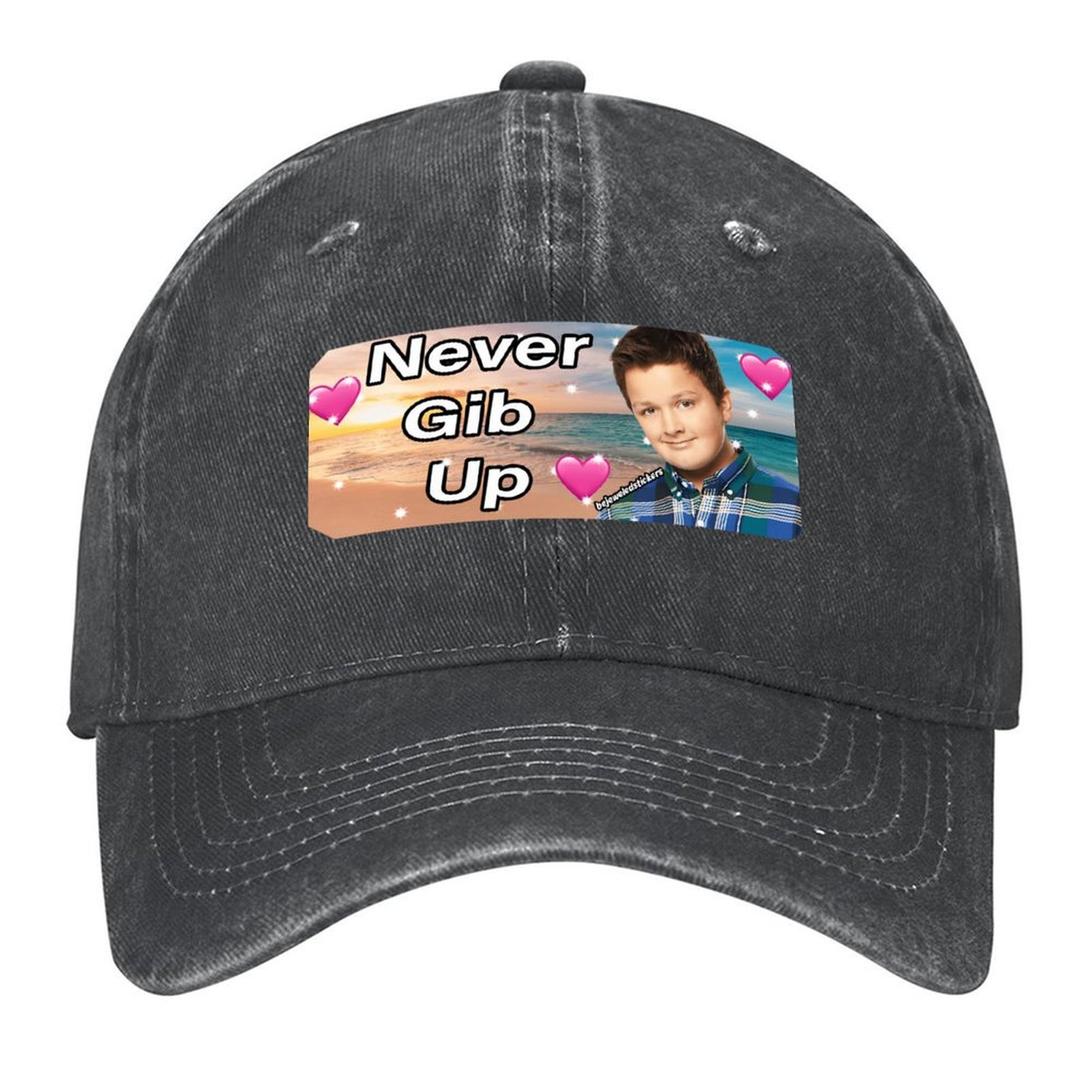 Never gib up bumper Sticker Ba - Streetwear Brand Golf ulasan dan harga